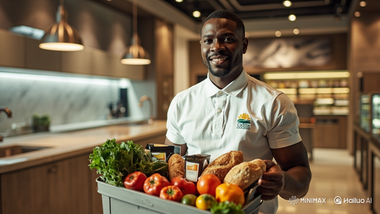 Visuel Caddie Courses avec acheteur professionnel