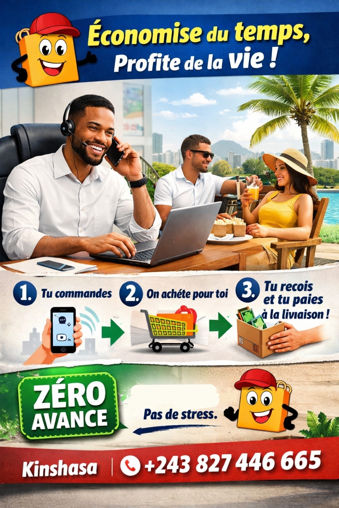 Affiche mobile Caddie Courses 2