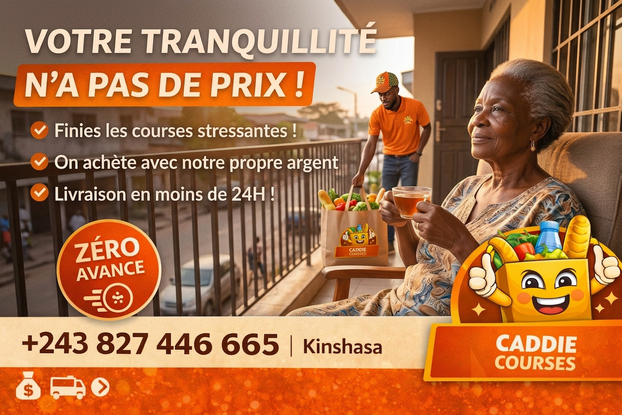 Visuel publicitaire senior Caddie Courses